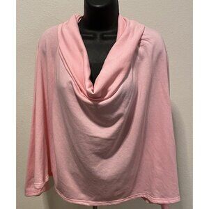 C9 By Champion  Top Sweater Womens Size XL Beateau Neckline  Pink Long Sleeves